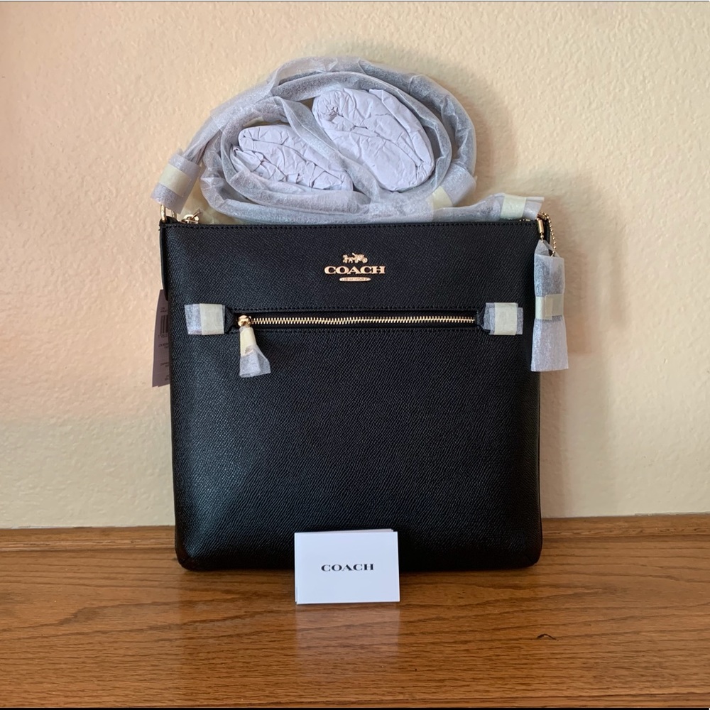 Coach Rowan File Bag Black BRAND NEW